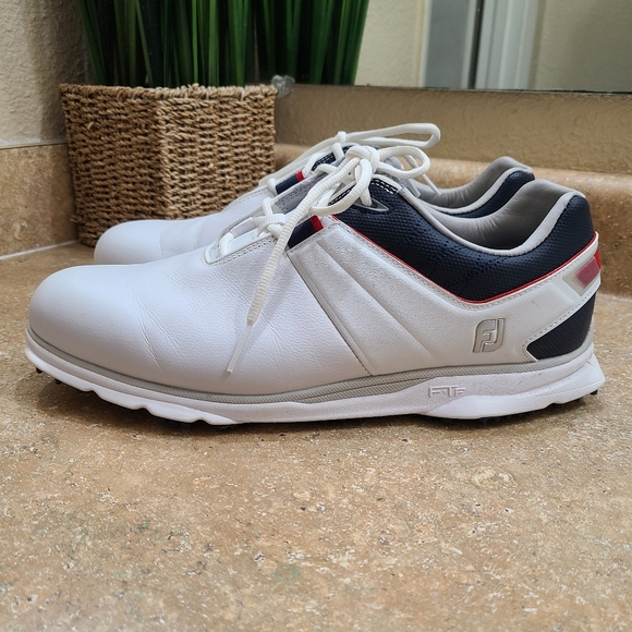 FootJoy FJ Pro SL Leather Waterproof Golf Shoes Size 11.5 XW - Picture 10 of 10
